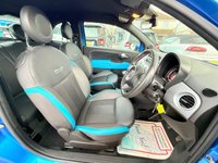 USED 2015 15 FIAT 500 1.2 S Hatchback 3dr Petrol Manual Euro 6 (s/s) (69 bhp) Electronica Blue Metallic + Alloys - Just &pound;35 Road Tax