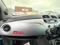 USED 2015 15 FIAT 500 1.2 S Hatchback 3dr Petrol Manual Euro 6 (s/s) (69 bhp) Electronica Blue Metallic + Alloys - Just &pound;35 Road Tax