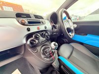 USED 2015 15 FIAT 500 1.2 S Hatchback 3dr Petrol Manual Euro 6 (s/s) (69 bhp) Electronica Blue Metallic + Alloys - Just &pound;35 Road Tax
