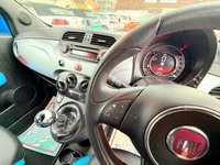 USED 2015 15 FIAT 500 1.2 S Hatchback 3dr Petrol Manual Euro 6 (s/s) (69 bhp) Electronica Blue Metallic + Alloys - Just &pound;35 Road Tax