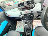 USED 2015 15 FIAT 500 1.2 S Hatchback 3dr Petrol Manual Euro 6 (s/s) (69 bhp) Electronica Blue Metallic + Alloys - Just &pound;35 Road Tax