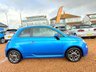 USED 2015 15 FIAT 500 1.2 S Hatchback 3dr Petrol Manual Euro 6 (s/s) (69 bhp) Electronica Blue Metallic + Alloys - Just &pound;35 Road Tax
