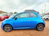 USED 2015 15 FIAT 500 1.2 S Hatchback 3dr Petrol Manual Euro 6 (s/s) (69 bhp) Electronica Blue Metallic + Alloys - Just &pound;35 Road Tax