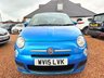 USED 2015 15 FIAT 500 1.2 S Hatchback 3dr Petrol Manual Euro 6 (s/s) (69 bhp) Electronica Blue Metallic + Alloys - Just &pound;35 Road Tax