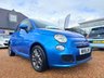 USED 2015 15 FIAT 500 1.2 S Hatchback 3dr Petrol Manual Euro 6 (s/s) (69 bhp) Electronica Blue Metallic + Alloys - Just &pound;35 Road Tax