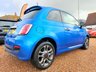 USED 2015 15 FIAT 500 1.2 S Hatchback 3dr Petrol Manual Euro 6 (s/s) (69 bhp) Electronica Blue Metallic + Alloys - Just &pound;35 Road Tax