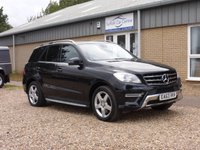 USED 2013 63 MERCEDES-BENZ M-CLASS 3.0 ML350 V6 BlueTEC AMG Sport SUV 5dr Diesel G-Tronic 4WD Euro 6 (s/s) (258 ps) www.suffolkcarcentre.co.uk - Located at Reydon
