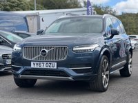 USED 2017 67 VOLVO XC90 2.0h T8 Twin Engine 10.4kWh Inscription Pro SUV 5dr Petrol Plug-in Hybrid Auto 4WD Euro 6 (s/s) (407 ps) THIS CAR COMES WITH 6 MONTHS WARRANTY , BREAKDOWN COVER & RECOVERY++  GREAT EXAMPLE OF AUTOMATIC 4 X 4 + NAVIGATION SYSTEM + BLUETOOTH + DAB RADIO + USB CONNECTION + AUX CONNECTION + FRONT AND REAR PARKING SENSORS + REVERSING 360 CAMERA + FULL  LEATHER TRIM  + FRONT HEATED SEATS + HEATED STEERING WHEEL + FRONT MEMORY SEATS + CRUISE CONTROL + CLIMATE CONTROL + PRIVACY GLASS + 21 INCH ALLOY WHEELS + ALL OUR CARS COMES WITH MINIMUM 6 MONTHS MOT + FRONT HEATED SEATS PANAROMIC ROOF + AUTO START STOP
