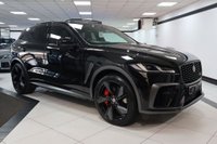 USED 2021 21 JAGUAR F-PACE 5.0 P550 V8 SVR SUV 5dr Petrol Quickshift AWD Euro 6 (s/s) (550 ps) PANO+HUD+1OWNER+22S+360+2TONE!