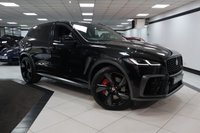 USED 2021 21 JAGUAR F-PACE 5.0 P550 V8 SVR SUV 5dr Petrol Quickshift AWD Euro 6 (s/s) (550 ps) PANO+HUD+1OWNER+22S+360+2TONE!