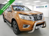 USED 2017 17 NISSAN NAVARA 2.3 DCI 190 BHP TEKNA EDITION 4WD MANUAL ( NO VAT ! ) HIGH SPEC | SAT NAV | 6 X STAMPS | NO VAT !