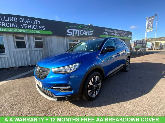 View our Vauxhall Grandland X 1.2 Turbo GPF Sport Nav SUV 5dr Petrol Auto Euro 6 (s/s) (130 ps)