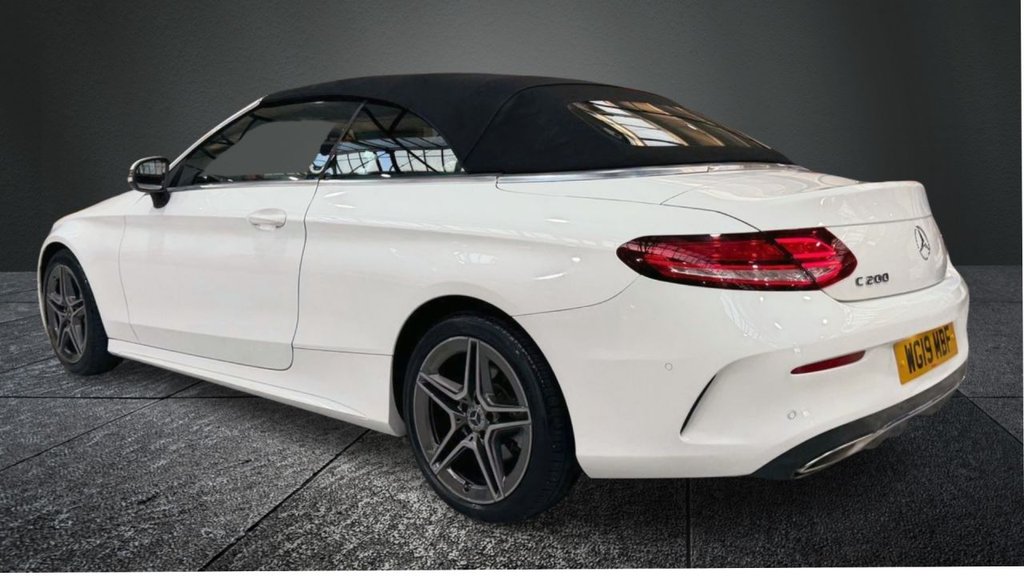 USED 2019 19 MERCEDES-BENZ C-CLASS 1.5 C200 MHEV AMG Line Cabriolet 2dr Petrol G-Tronic+ Euro 6 (s/s) (198 ps) APPLE CARPLAY+R/CAMERA+SAT NAV