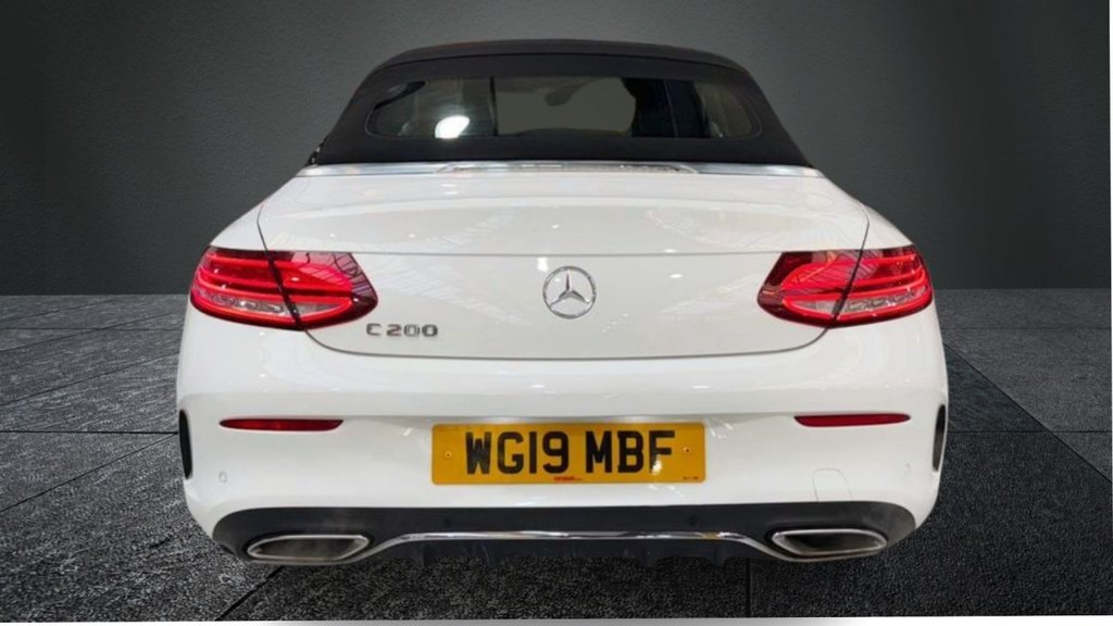 USED 2019 19 MERCEDES-BENZ C-CLASS 1.5 C200 MHEV AMG Line Cabriolet 2dr Petrol G-Tronic+ Euro 6 (s/s) (198 ps) APPLE CARPLAY+R/CAMERA+SAT NAV