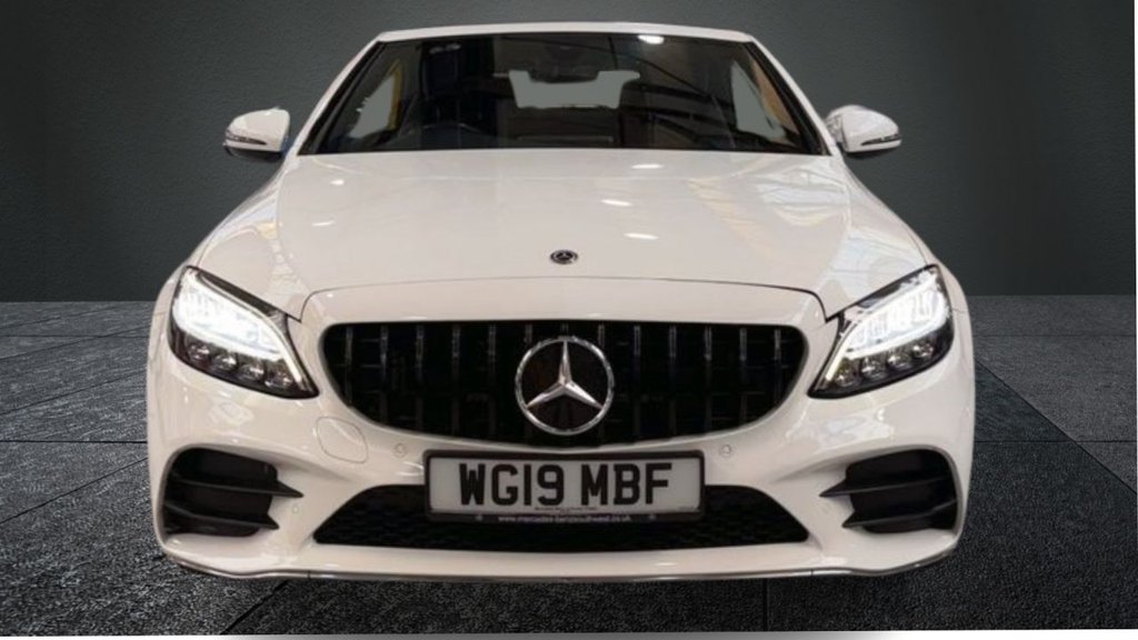 USED 2019 19 MERCEDES-BENZ C-CLASS 1.5 C200 MHEV AMG Line Cabriolet 2dr Petrol G-Tronic+ Euro 6 (s/s) (198 ps) APPLE CARPLAY+R/CAMERA+SAT NAV