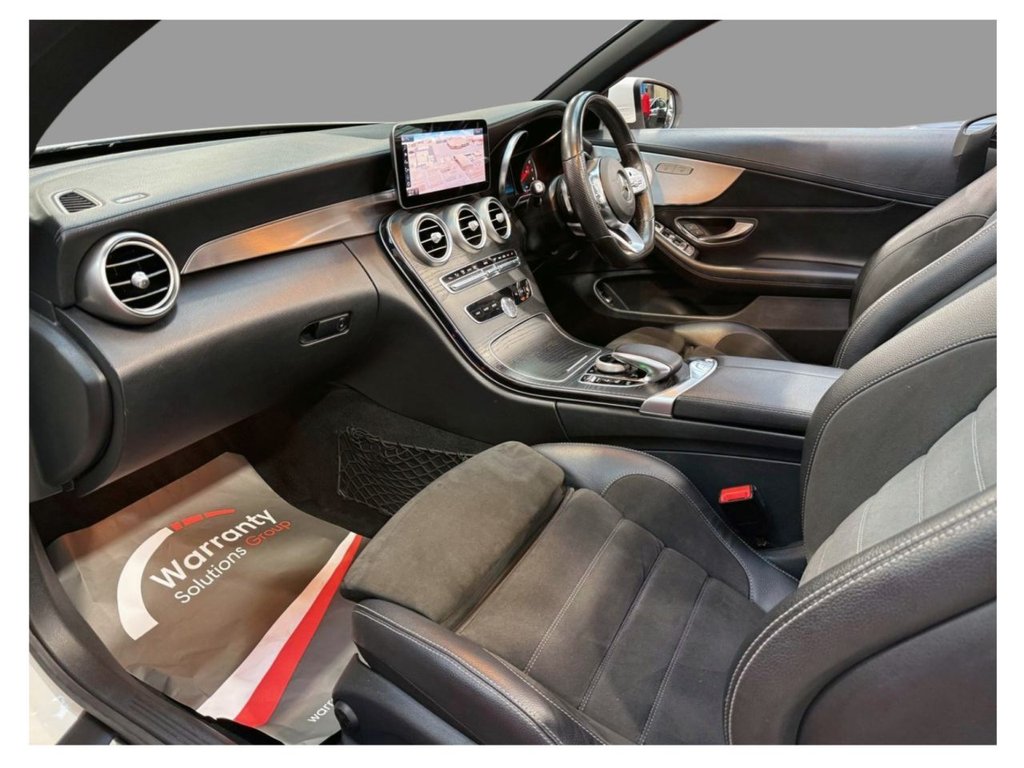 USED 2019 19 MERCEDES-BENZ C-CLASS 1.5 C200 MHEV AMG Line Cabriolet 2dr Petrol G-Tronic+ Euro 6 (s/s) (198 ps) APPLE CARPLAY+R/CAMERA+SAT NAV