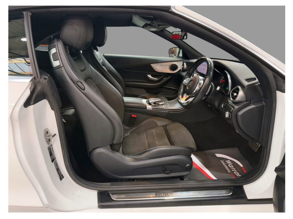 USED 2019 19 MERCEDES-BENZ C-CLASS 1.5 C200 MHEV AMG Line Cabriolet 2dr Petrol G-Tronic+ Euro 6 (s/s) (198 ps) APPLE CARPLAY+R/CAMERA+SAT NAV
