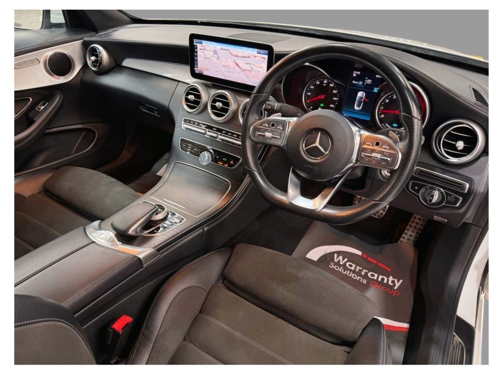 USED 2019 19 MERCEDES-BENZ C-CLASS 1.5 C200 MHEV AMG Line Cabriolet 2dr Petrol G-Tronic+ Euro 6 (s/s) (198 ps) APPLE CARPLAY+R/CAMERA+SAT NAV