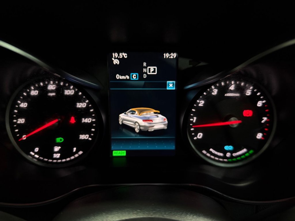 USED 2019 19 MERCEDES-BENZ C-CLASS 1.5 C200 MHEV AMG Line Cabriolet 2dr Petrol G-Tronic+ Euro 6 (s/s) (198 ps) APPLE CARPLAY+R/CAMERA+SAT NAV