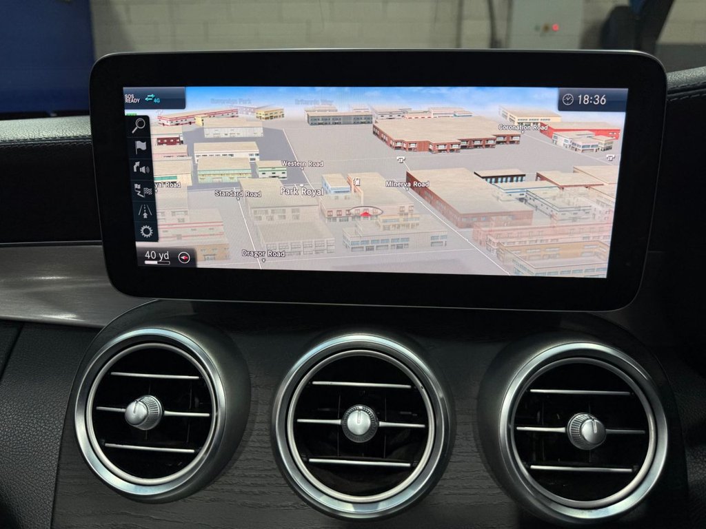 USED 2019 19 MERCEDES-BENZ C-CLASS 1.5 C200 MHEV AMG Line Cabriolet 2dr Petrol G-Tronic+ Euro 6 (s/s) (198 ps) APPLE CARPLAY+R/CAMERA+SAT NAV