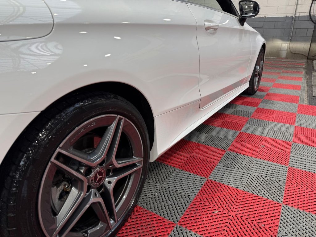 USED 2019 19 MERCEDES-BENZ C-CLASS 1.5 C200 MHEV AMG Line Cabriolet 2dr Petrol G-Tronic+ Euro 6 (s/s) (198 ps) APPLE CARPLAY+R/CAMERA+SAT NAV