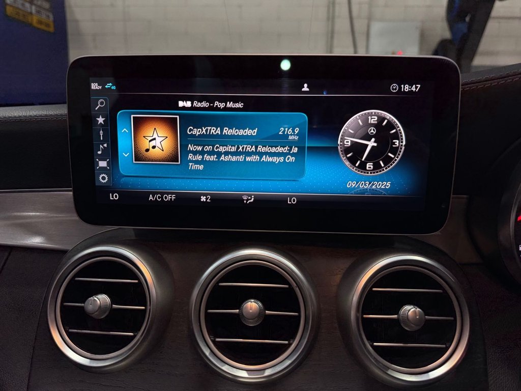 USED 2019 19 MERCEDES-BENZ C-CLASS 1.5 C200 MHEV AMG Line Cabriolet 2dr Petrol G-Tronic+ Euro 6 (s/s) (198 ps) APPLE CARPLAY+R/CAMERA+SAT NAV