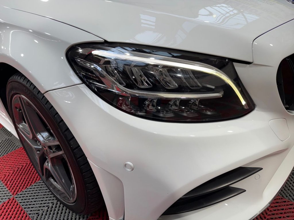 USED 2019 19 MERCEDES-BENZ C-CLASS 1.5 C200 MHEV AMG Line Cabriolet 2dr Petrol G-Tronic+ Euro 6 (s/s) (198 ps) APPLE CARPLAY+R/CAMERA+SAT NAV