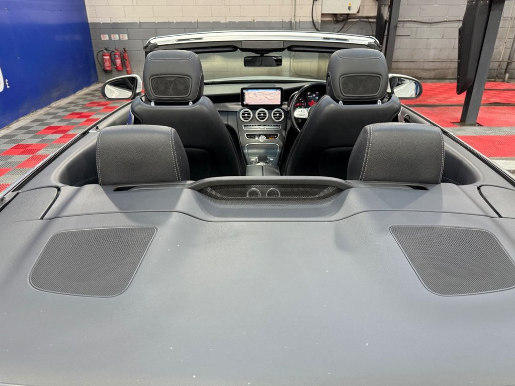 USED 2019 19 MERCEDES-BENZ C-CLASS 1.5 C200 MHEV AMG Line Cabriolet 2dr Petrol G-Tronic+ Euro 6 (s/s) (198 ps) APPLE CARPLAY+R/CAMERA+SAT NAV