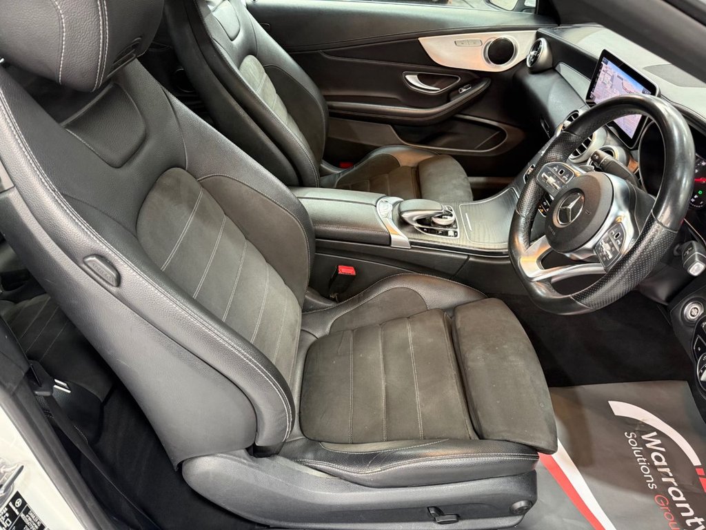 USED 2019 19 MERCEDES-BENZ C-CLASS 1.5 C200 MHEV AMG Line Cabriolet 2dr Petrol G-Tronic+ Euro 6 (s/s) (198 ps) APPLE CARPLAY+R/CAMERA+SAT NAV