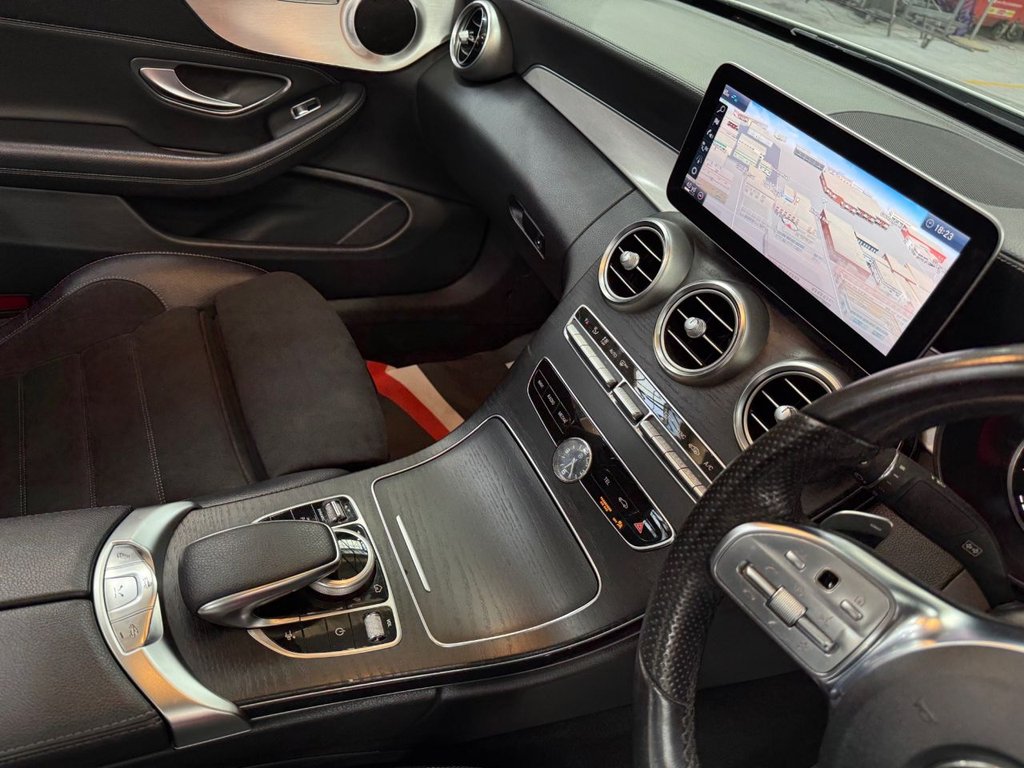 USED 2019 19 MERCEDES-BENZ C-CLASS 1.5 C200 MHEV AMG Line Cabriolet 2dr Petrol G-Tronic+ Euro 6 (s/s) (198 ps) APPLE CARPLAY+R/CAMERA+SAT NAV