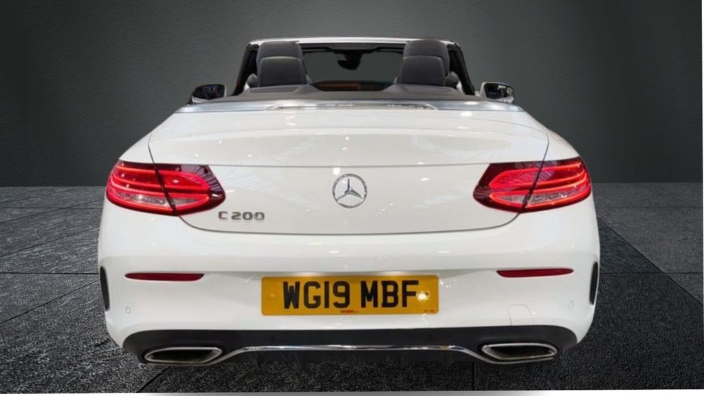USED 2019 19 MERCEDES-BENZ C-CLASS 1.5 C200 MHEV AMG Line Cabriolet 2dr Petrol G-Tronic+ Euro 6 (s/s) (198 ps) APPLE CARPLAY+R/CAMERA+SAT NAV