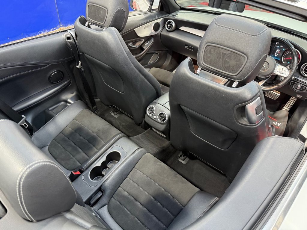 USED 2019 19 MERCEDES-BENZ C-CLASS 1.5 C200 MHEV AMG Line Cabriolet 2dr Petrol G-Tronic+ Euro 6 (s/s) (198 ps) APPLE CARPLAY+R/CAMERA+SAT NAV
