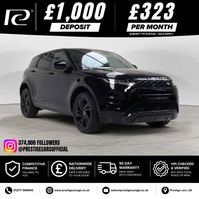 View our LAND ROVER RANGE ROVER EVOQUE