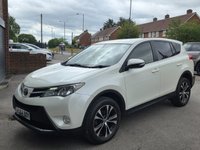 USED 2014 64 TOYOTA RAV4 2.0 D-4D Icon SUV 5dr Diesel Manual 4WD Euro 5 (s/s) (124 ps) DAB REAR CAMERA + LEATHER  SAT NAV