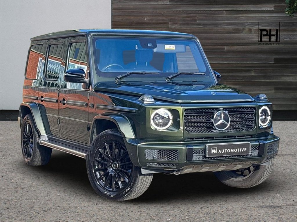 USED 2019 W MERCEDES-BENZ G-CLASS 2.9 G350d AMG Line (Premium) SUV 5dr Diesel G-Tronic+ 4MATIC Euro 6 (s/s) (286 ps) OLIVE GREEN|DESIGNO LEATHER