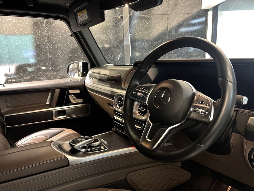 USED 2019 W MERCEDES-BENZ G-CLASS 2.9 G350d AMG Line (Premium) SUV 5dr Diesel G-Tronic+ 4MATIC Euro 6 (s/s) (286 ps) OLIVE GREEN|DESIGNO LEATHER