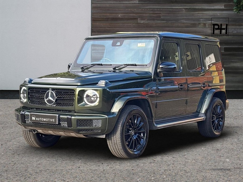 USED 2019 W MERCEDES-BENZ G-CLASS 2.9 G350d AMG Line (Premium) SUV 5dr Diesel G-Tronic+ 4MATIC Euro 6 (s/s) (286 ps) OLIVE GREEN|DESIGNO LEATHER