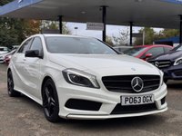 USED 2013 63 MERCEDES-BENZ A-CLASS 1.6 A200 AMG Sport Hatchback 5dr Petrol 7G-DCT Euro 6 (s/s) (156 ps) HIS CAR COMES WITH 6 MONTHS WARRANTY , BREAKDOWN COVER & RECOVERY++  GREAT EXAMPLE OF AUTOMATIC 4 X 4 + NAVIGATION SYSTEM + BLUETOOTH + DAB RADIO + USB CONNECTION + FRONT AND REAR PARKING SENSORS +  LEATHER TRIM  + CRUISE CONTROL + CLIMATE CONTROL + RIVACY GLASS + 20 INCH ALLOY WHEELS + SPACE SAVER WHEEL + SERVICE RECORD 4 STAMPS FROM MAIN DEALER ALL OUR CARS COMES WITH MINIMUM 6 MONTHS MOT + FRONT HEATED SEATS PANAROMIC ROOF MERIDIAN SOUND SYSTEM AUTO START STOP ELECTRIC PARKING BRAKE HILL HOLD
