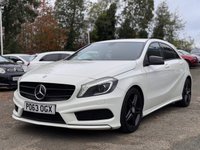 USED 2013 63 MERCEDES-BENZ A-CLASS 1.6 A200 AMG Sport Hatchback 5dr Petrol 7G-DCT Euro 6 (s/s) (156 ps) HIS CAR COMES WITH 6 MONTHS WARRANTY , BREAKDOWN COVER & RECOVERY++  GREAT EXAMPLE OF AUTOMATIC 4 X 4 + NAVIGATION SYSTEM + BLUETOOTH + DAB RADIO + USB CONNECTION + FRONT AND REAR PARKING SENSORS +  LEATHER TRIM  + CRUISE CONTROL + CLIMATE CONTROL + RIVACY GLASS + 20 INCH ALLOY WHEELS + SPACE SAVER WHEEL + SERVICE RECORD 4 STAMPS FROM MAIN DEALER ALL OUR CARS COMES WITH MINIMUM 6 MONTHS MOT + FRONT HEATED SEATS PANAROMIC ROOF MERIDIAN SOUND SYSTEM AUTO START STOP ELECTRIC PARKING BRAKE HILL HOLD