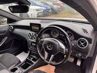 USED 2013 63 MERCEDES-BENZ A-CLASS 1.6 A200 AMG Sport Hatchback 5dr Petrol 7G-DCT Euro 6 (s/s) (156 ps) HIS CAR COMES WITH 6 MONTHS WARRANTY , BREAKDOWN COVER & RECOVERY++  GREAT EXAMPLE OF AUTOMATIC 4 X 4 + NAVIGATION SYSTEM + BLUETOOTH + DAB RADIO + USB CONNECTION + FRONT AND REAR PARKING SENSORS +  LEATHER TRIM  + CRUISE CONTROL + CLIMATE CONTROL + RIVACY GLASS + 20 INCH ALLOY WHEELS + SPACE SAVER WHEEL + SERVICE RECORD 4 STAMPS FROM MAIN DEALER ALL OUR CARS COMES WITH MINIMUM 6 MONTHS MOT + FRONT HEATED SEATS PANAROMIC ROOF MERIDIAN SOUND SYSTEM AUTO START STOP ELECTRIC PARKING BRAKE HILL HOLD
