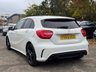 USED 2013 63 MERCEDES-BENZ A-CLASS 1.6 A200 AMG Sport Hatchback 5dr Petrol 7G-DCT Euro 6 (s/s) (156 ps) HIS CAR COMES WITH 6 MONTHS WARRANTY , BREAKDOWN COVER & RECOVERY++  GREAT EXAMPLE OF AUTOMATIC 4 X 4 + NAVIGATION SYSTEM + BLUETOOTH + DAB RADIO + USB CONNECTION + FRONT AND REAR PARKING SENSORS +  LEATHER TRIM  + CRUISE CONTROL + CLIMATE CONTROL + RIVACY GLASS + 20 INCH ALLOY WHEELS + SPACE SAVER WHEEL + SERVICE RECORD 4 STAMPS FROM MAIN DEALER ALL OUR CARS COMES WITH MINIMUM 6 MONTHS MOT + FRONT HEATED SEATS PANAROMIC ROOF MERIDIAN SOUND SYSTEM AUTO START STOP ELECTRIC PARKING BRAKE HILL HOLD