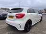 USED 2013 63 MERCEDES-BENZ A-CLASS 1.6 A200 AMG Sport Hatchback 5dr Petrol 7G-DCT Euro 6 (s/s) (156 ps) HIS CAR COMES WITH 6 MONTHS WARRANTY , BREAKDOWN COVER & RECOVERY++  GREAT EXAMPLE OF AUTOMATIC 4 X 4 + NAVIGATION SYSTEM + BLUETOOTH + DAB RADIO + USB CONNECTION + FRONT AND REAR PARKING SENSORS +  LEATHER TRIM  + CRUISE CONTROL + CLIMATE CONTROL + RIVACY GLASS + 20 INCH ALLOY WHEELS + SPACE SAVER WHEEL + SERVICE RECORD 4 STAMPS FROM MAIN DEALER ALL OUR CARS COMES WITH MINIMUM 6 MONTHS MOT + FRONT HEATED SEATS PANAROMIC ROOF MERIDIAN SOUND SYSTEM AUTO START STOP ELECTRIC PARKING BRAKE HILL HOLD