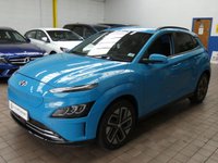 USED 2021 21 HYUNDAI KONA 64kWh Premium SUV 5dr Electric Auto (10.5kW Charger) (204 ps) SAT NAV REAR VIEW CAMERA ANDROID APPLE CARPLAY PARKING SENSORS 1 OWNER EXCELLENT SERVICE HISTORY HYUNDAI WARRANTY TILL MAY 2026