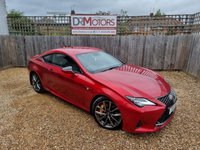 USED 2019 19 LEXUS RC 2.5 300h F Sport Coupe 2dr Petrol Hybrid E-CVT Euro 6 (s/s) (223 ps) *** WE OFFER FINANCE ON THIS CAR ***