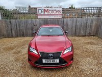 USED 2019 19 LEXUS RC 2.5 300h F Sport Coupe 2dr Petrol Hybrid E-CVT Euro 6 (s/s) (223 ps) *** WE OFFER FINANCE ON THIS CAR ***