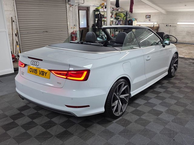 2015 AUDI A3 CABRIOLET 2.0 TDI S line Convertible 2dr Diesel S Tronic Euro 6 (s/s) (150 ps) - Photo 8