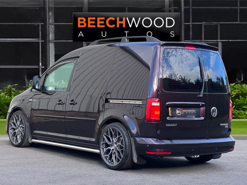 USED 2017 66 VOLKSWAGEN CADDY 2.0 TDI C20 BlueMotion Tech Highline Panel Van 5dr Diesel DSG SWB Euro 6 (s/s) (150 ps) *BRAND NEW 19" WHEELS & TYRES*