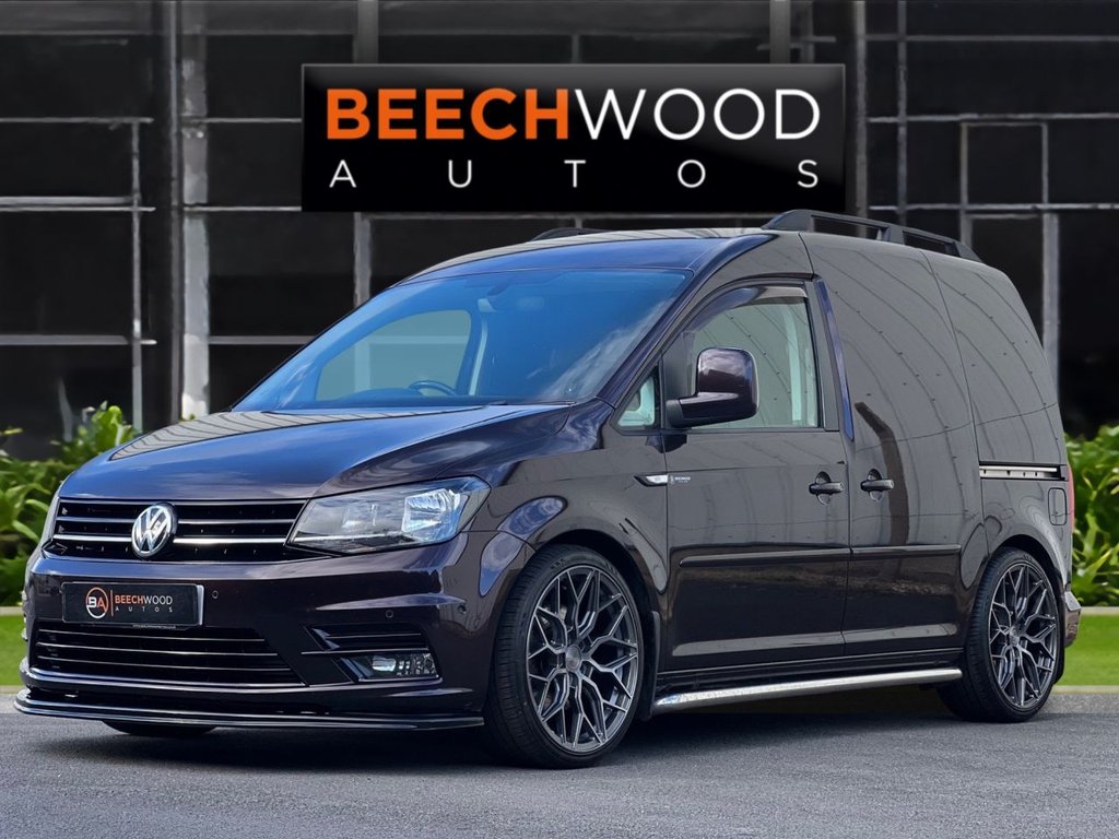 USED 2017 66 VOLKSWAGEN CADDY 2.0 TDI C20 BlueMotion Tech Highline Panel Van 5dr Diesel DSG SWB Euro 6 (s/s) (150 ps) *BRAND NEW 19" WHEELS & TYRES*