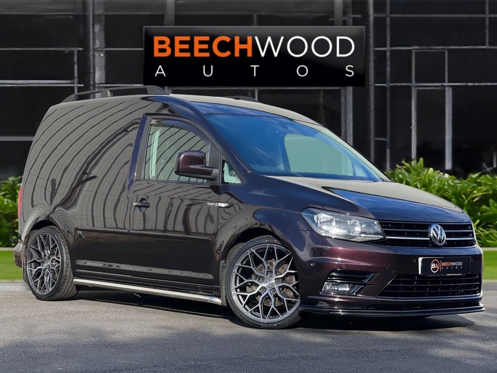 USED 2017 66 VOLKSWAGEN CADDY 2.0 TDI C20 BlueMotion Tech Highline Panel Van 5dr Diesel DSG SWB Euro 6 (s/s) (150 ps) *BRAND NEW 19" WHEELS & TYRES*