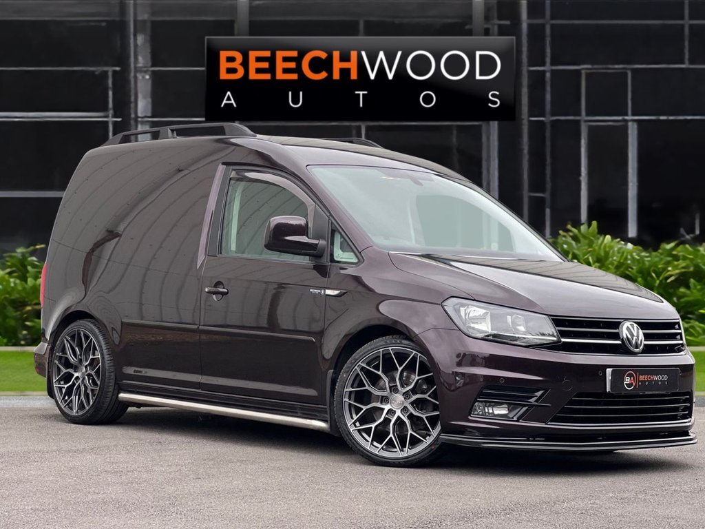 USED 2017 66 VOLKSWAGEN CADDY 2.0 TDI C20 BlueMotion Tech Highline Panel Van 5dr Diesel DSG SWB Euro 6 (s/s) (150 ps) *BRAND NEW 19" WHEELS & TYRES*